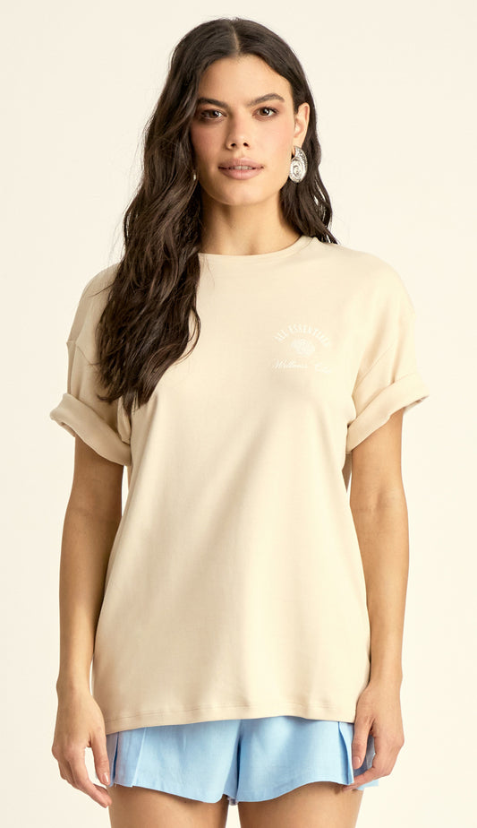 Camiseta Algodão Egipcio Fiji Chantilly
