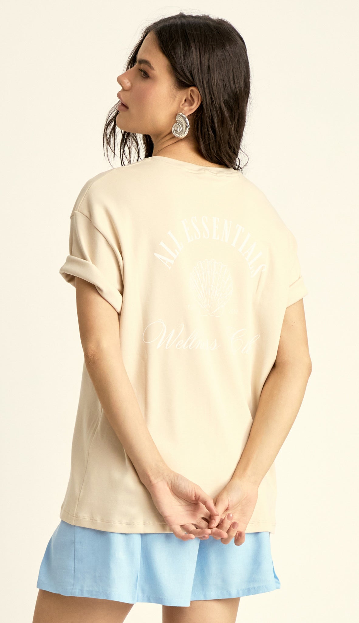 Camiseta Algodão Egipcio Fiji Chantilly