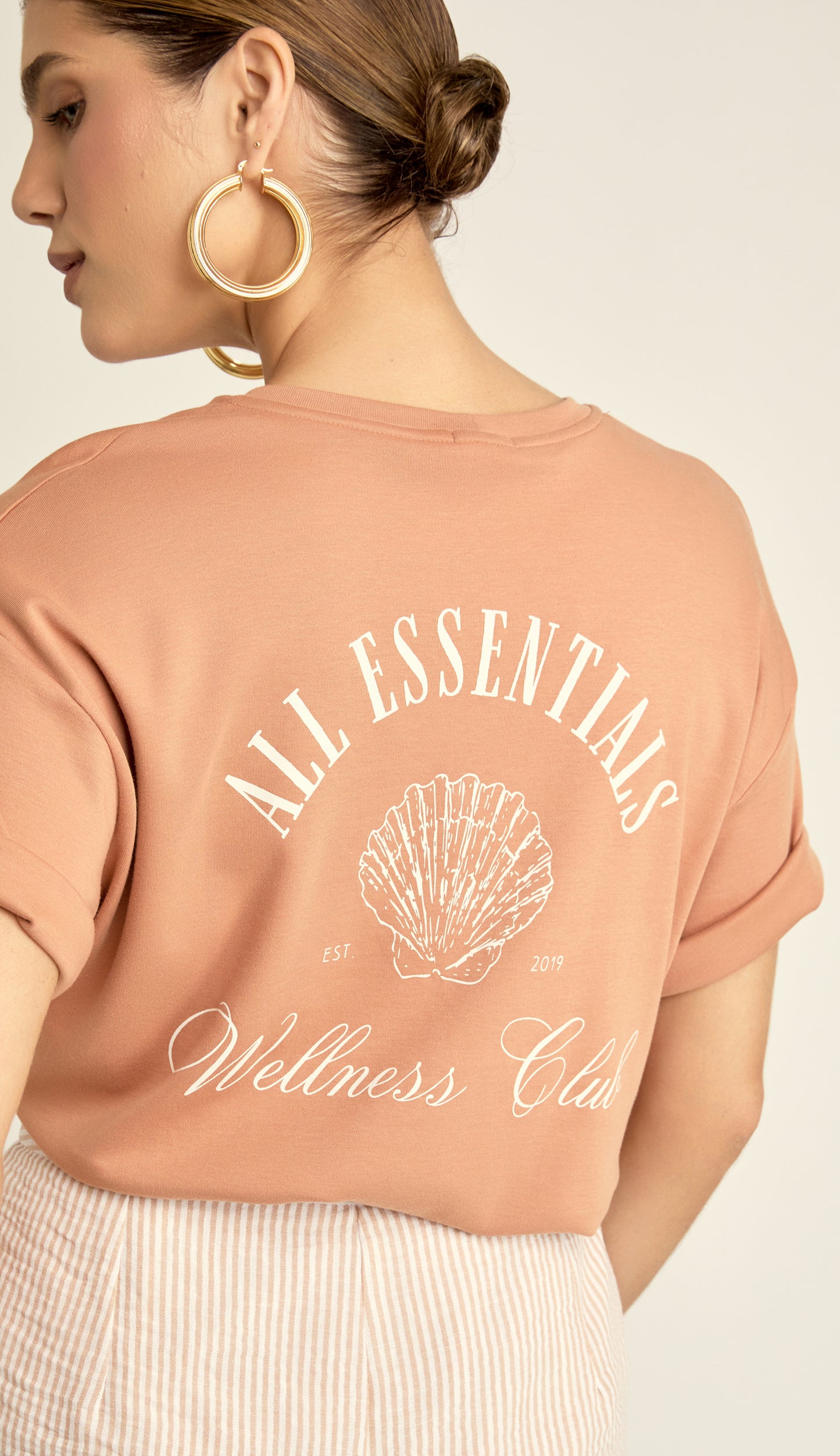 Camiseta Algodão Egipcio Fiji Mocha