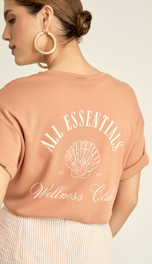 Camiseta Algodão Egipcio Fiji Mocha