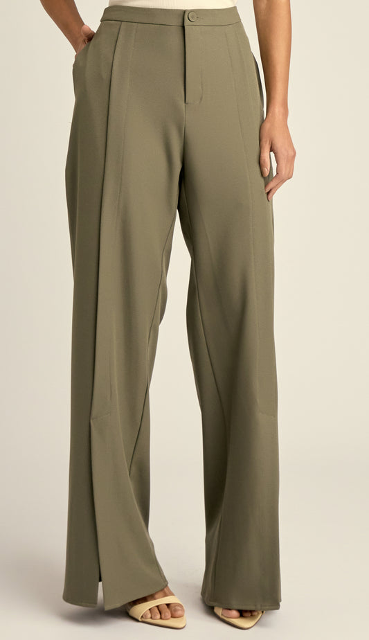 Calça Wide Crepe Alfaiataria Luciana | Laguna