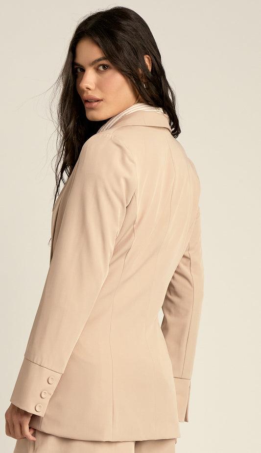 Blazer Genebra Natural Nude