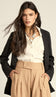 Blazer Alongado Crepe Alfaiataria Genebra | Laguna - Blazer Genebra Preto