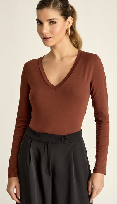 Blusa Giulia Café