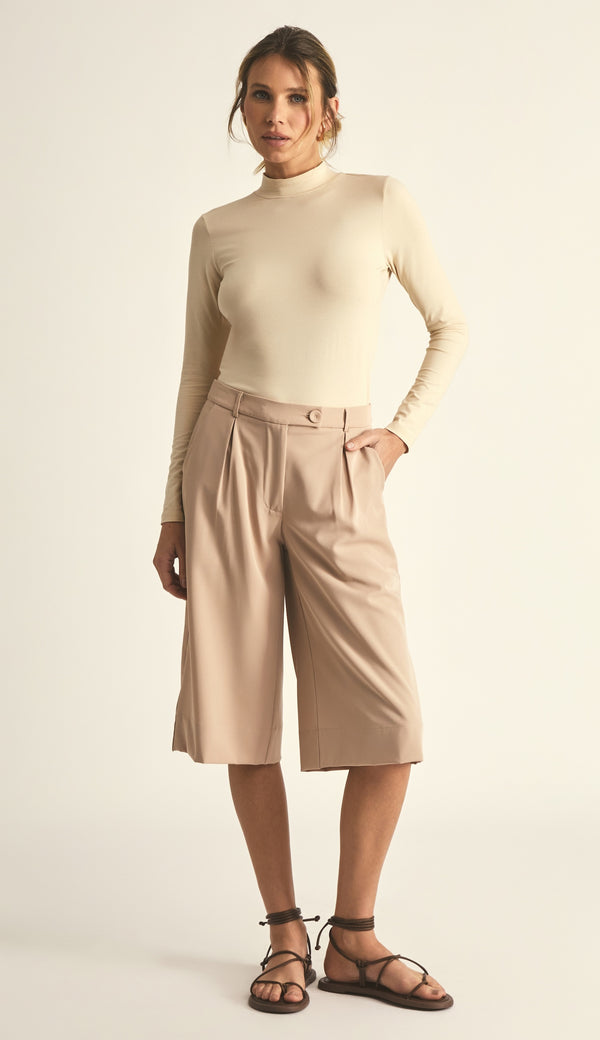 Bermuda Alfaiataria Crepe Claudia | Laguna