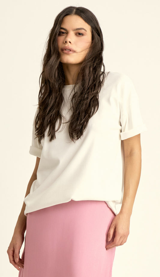Camiseta Luna Off White