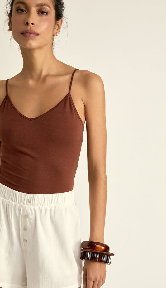 Blusa Iana Café