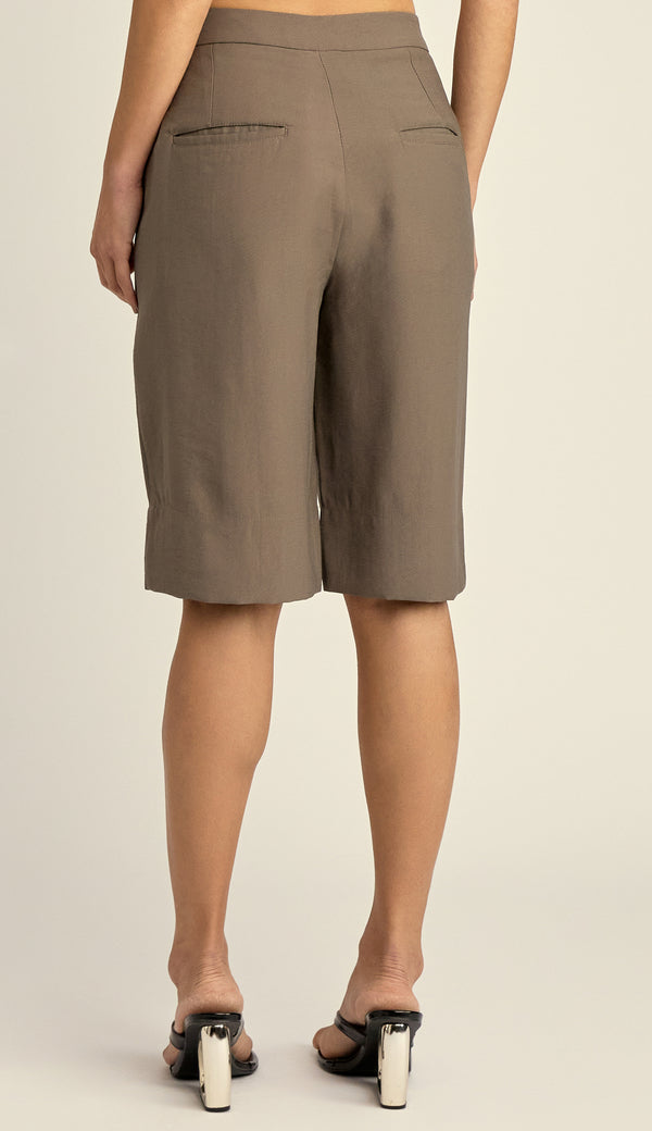 Bermuda Alfaiataria Poliviscose Del | Laguna