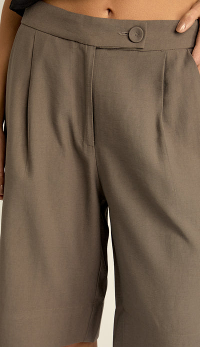 Bermuda Alfaiataria Poliviscose Del | Laguna