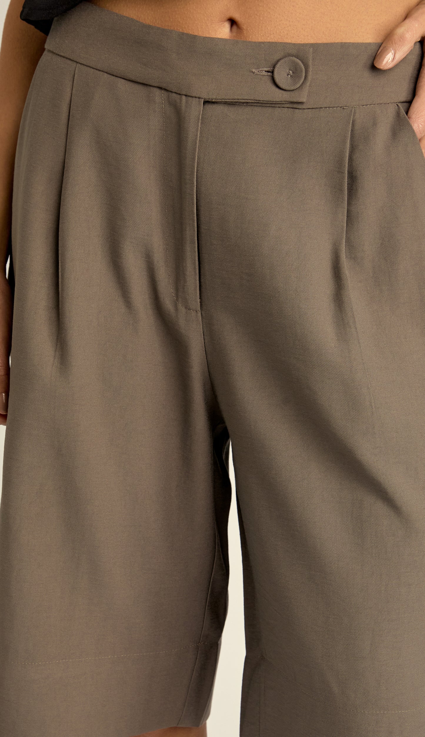 Bermuda Alfaiataria Poliviscose Del | Laguna