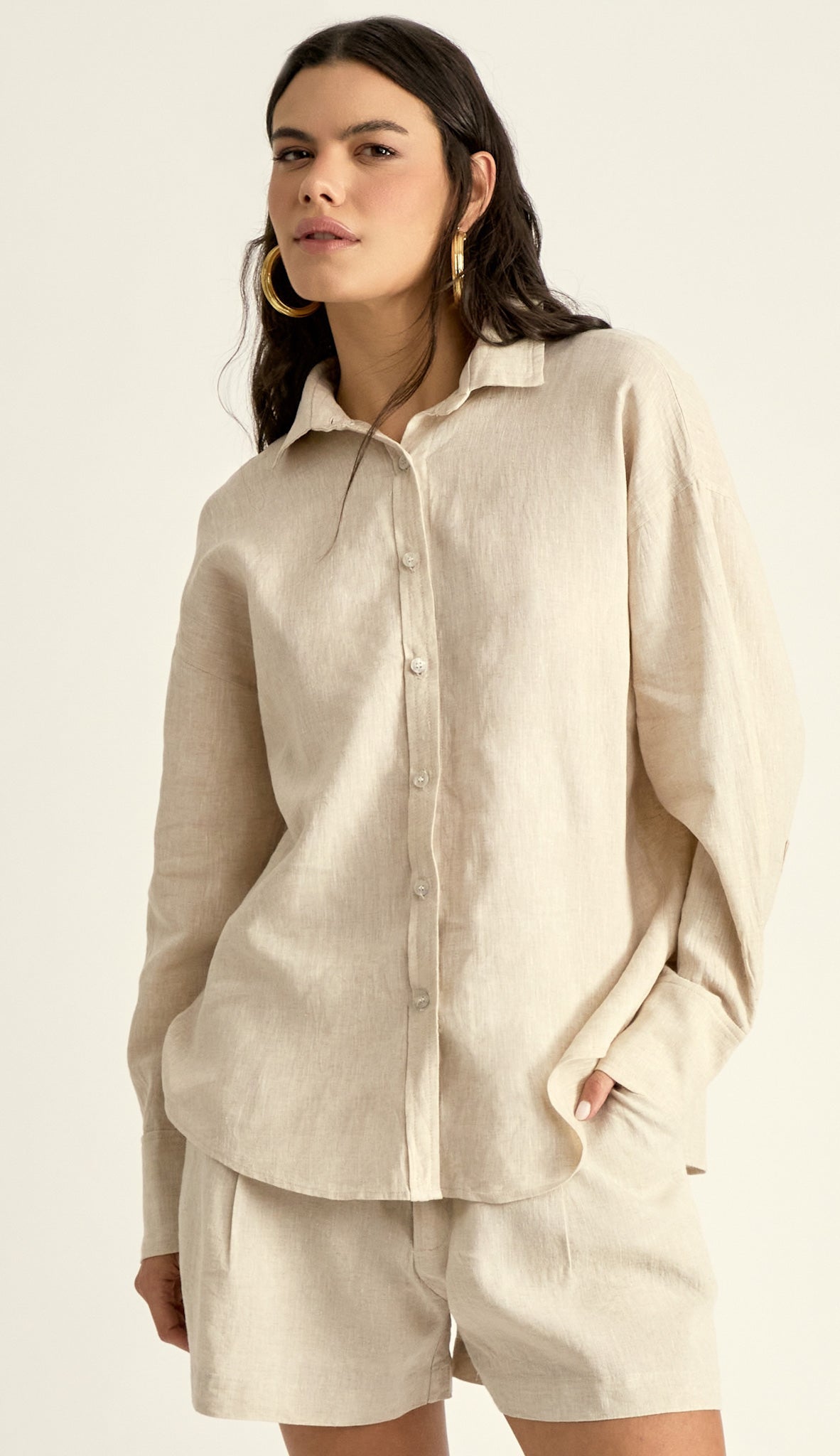 Camisa Mariah Natural