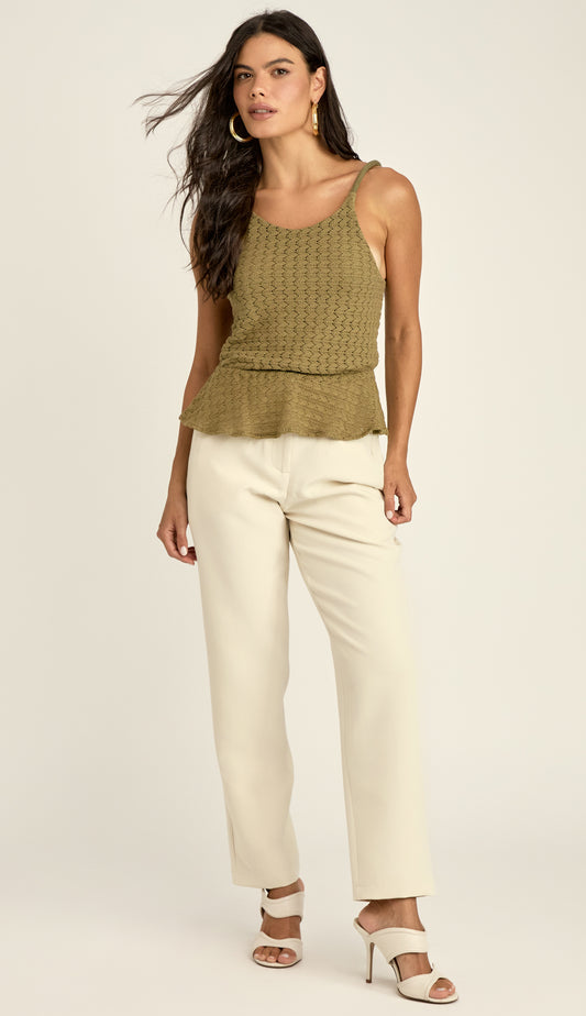 Blusa em Malha Tricô Paloma Verde | Laguna