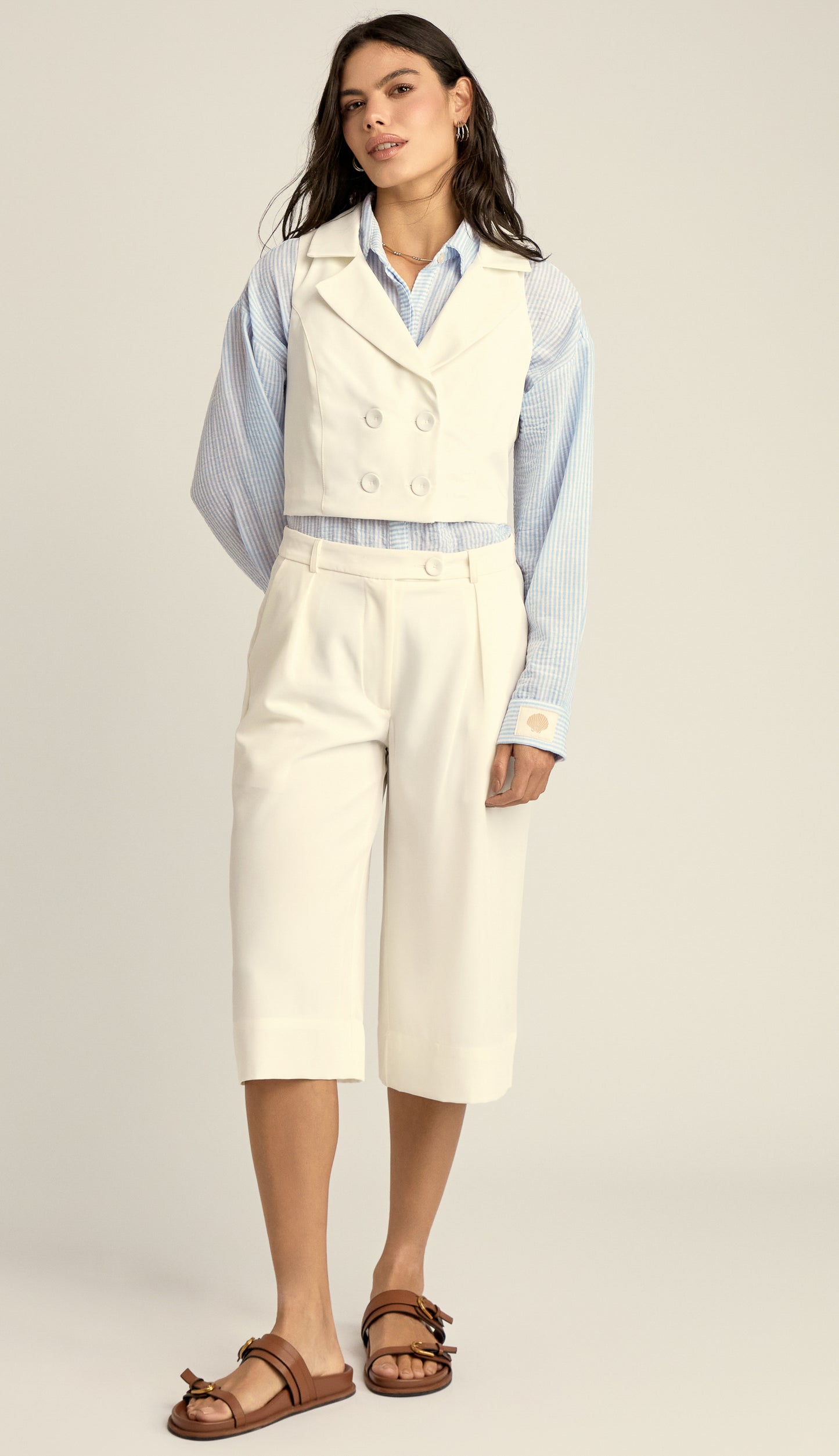 Bermuda Claudia Off White