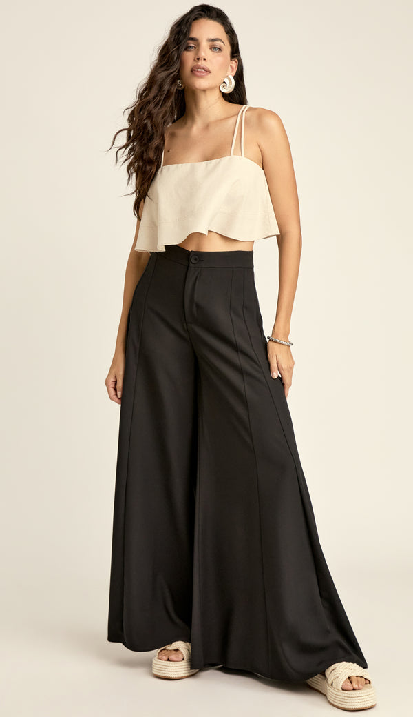 Blusa Cropped Linho Rita | Laguna