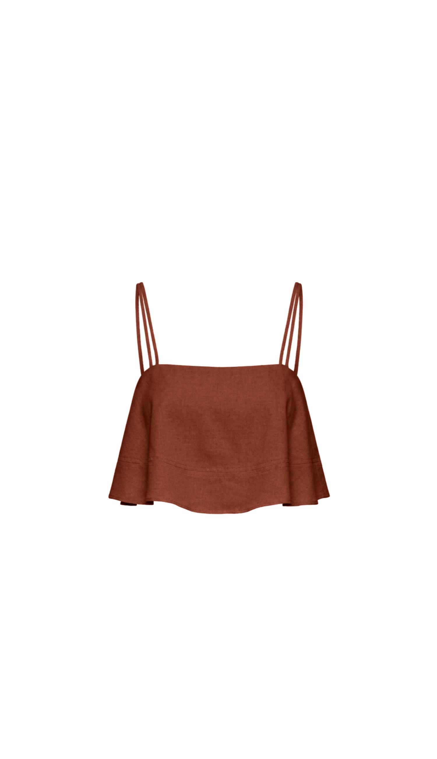 Blusa Cropped Linho Rita | Laguna