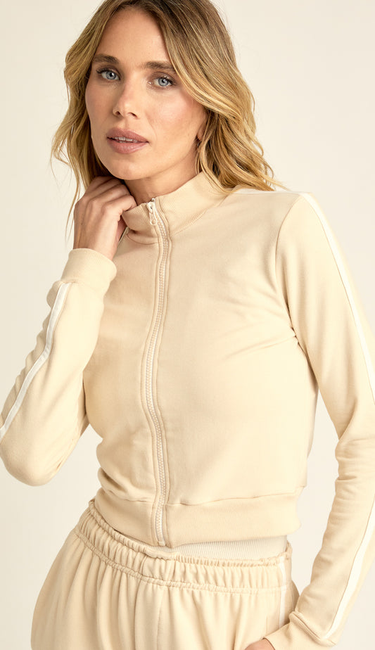 Jaqueta Cropped Moletom Karen | Laguna