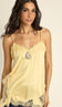 Regata Alongada Acetinada Renda Lorena Manteiga | Laguna - Blusa Lorena Manteiga