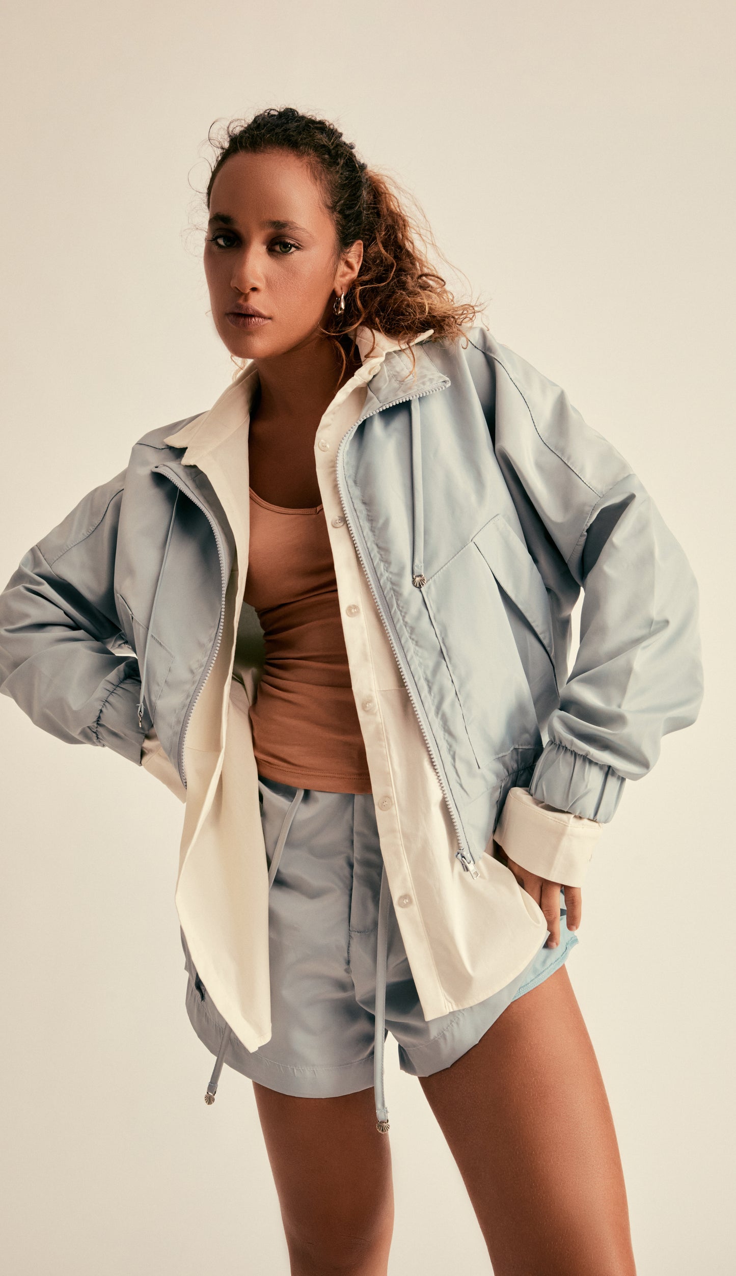 Casaco Francisca Acqua