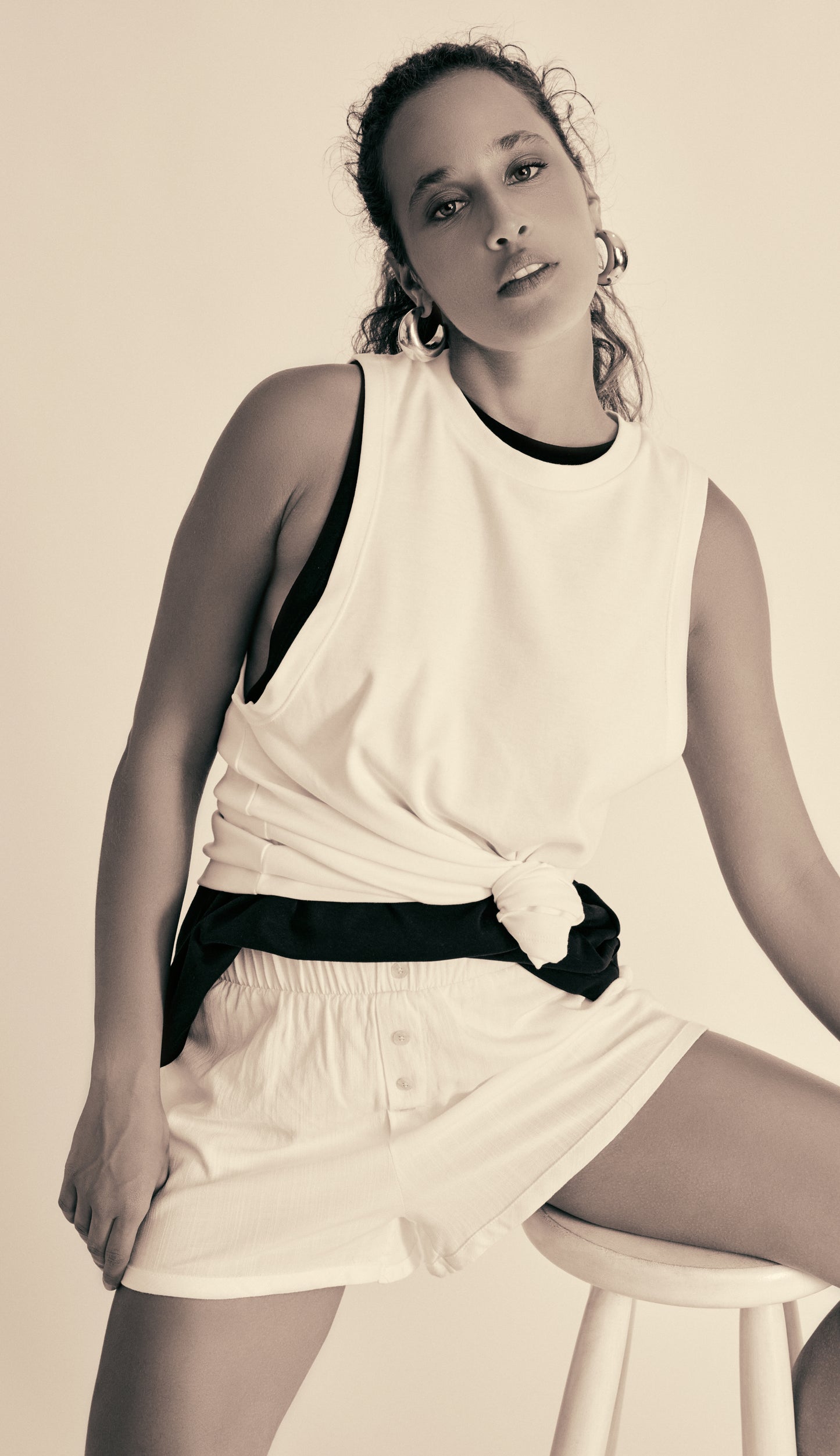 Shorts Graça Off White