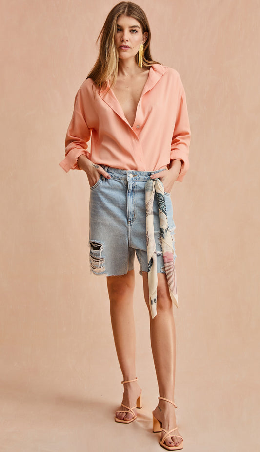 Camisa Salinas Pêssego