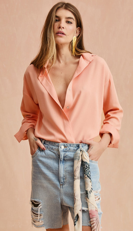 Camisa Salinas Pêssego