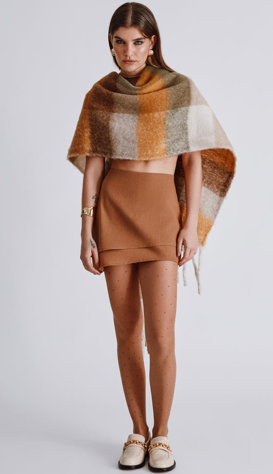 Shorts Franciele Caqui