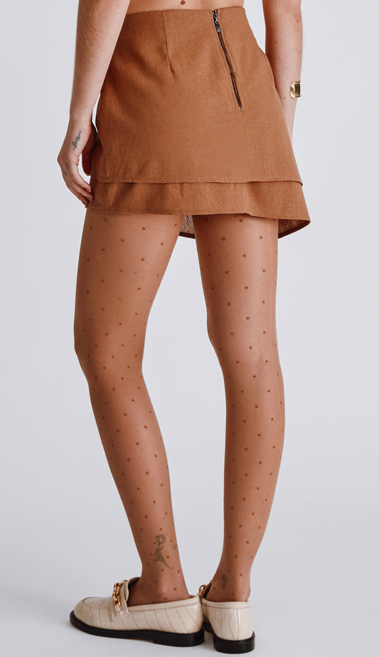 Shorts Franciele Caqui