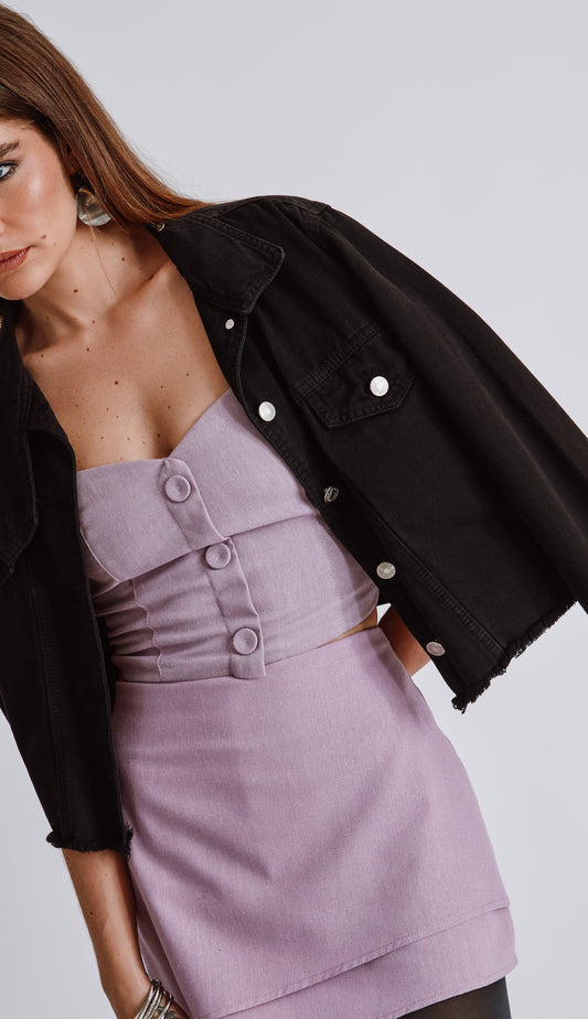 Blusa Pipa Lilás