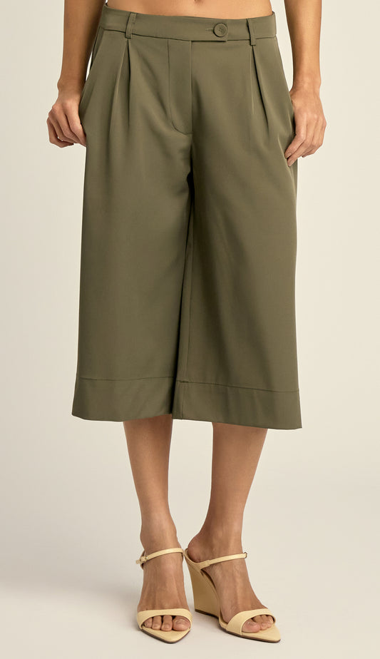 Bermuda Alfaiataria Crepe Claudia | Laguna