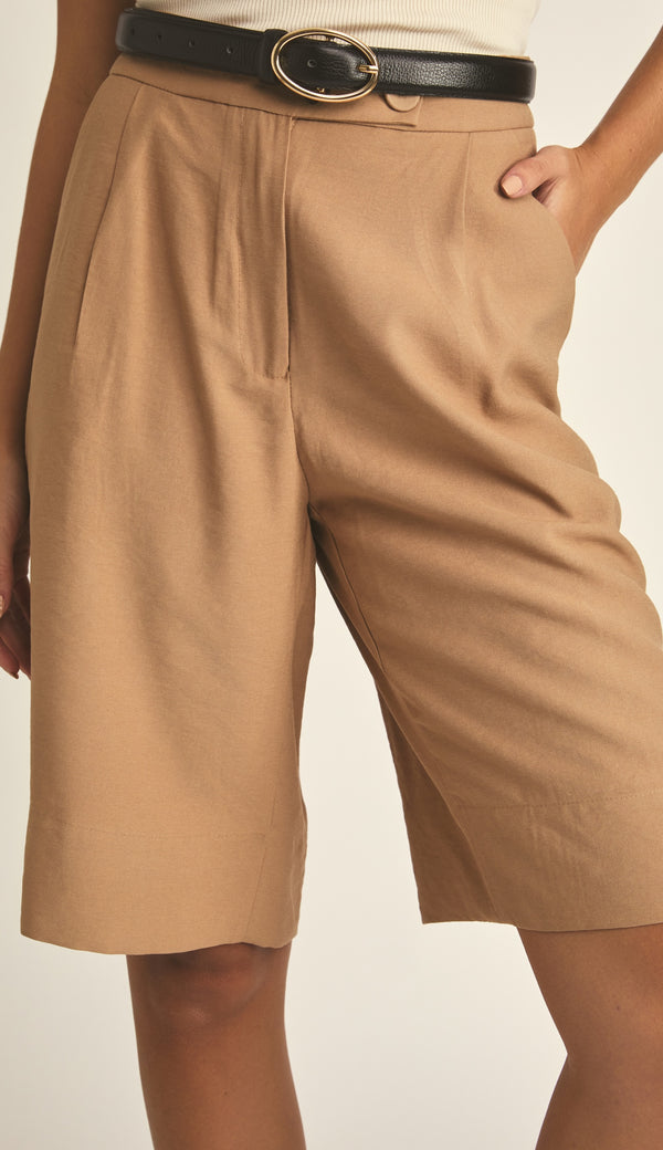 Bermuda Alfaiataria Poliviscose Del | Laguna