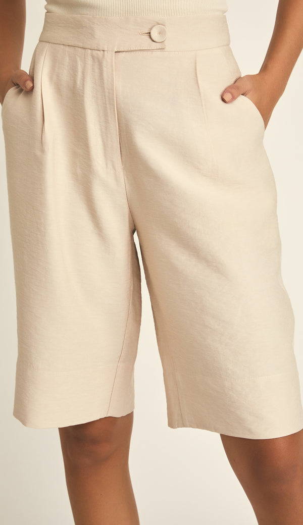 Bermuda Alfaiataria Poliviscose Del | Laguna