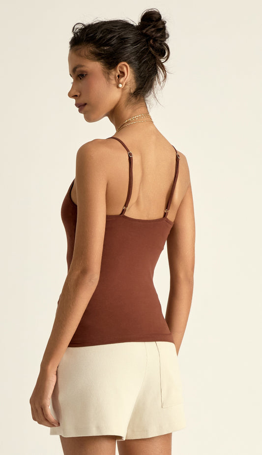 Blusa Iana Café
