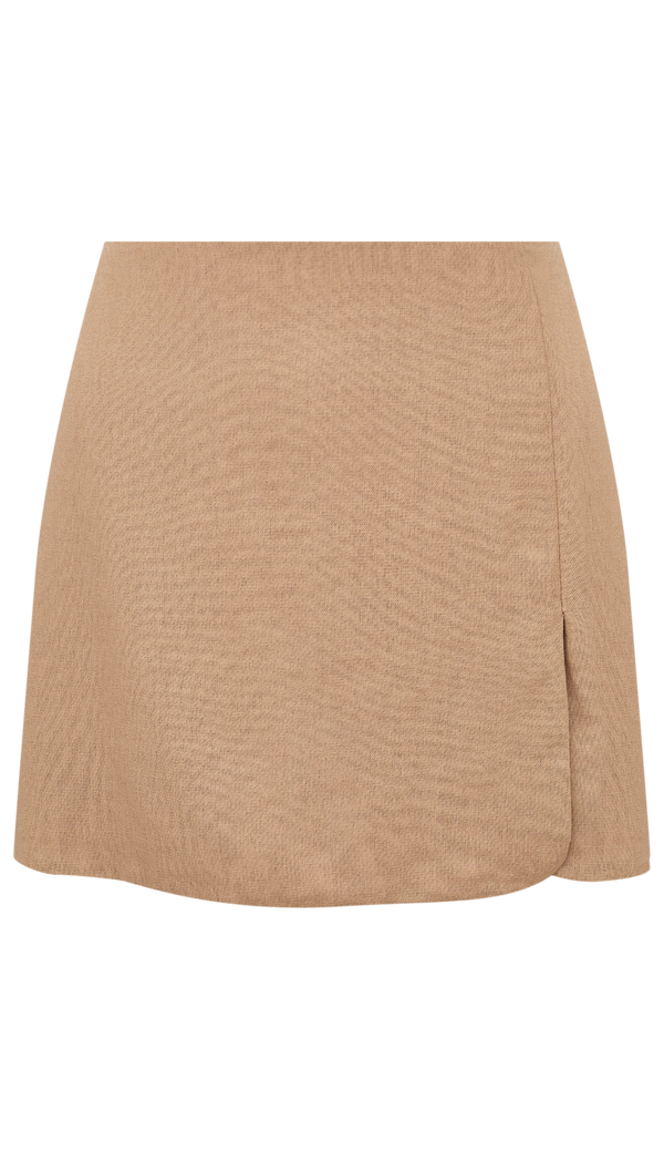 Shorts Saia Linho Mara Caqui | Laguna