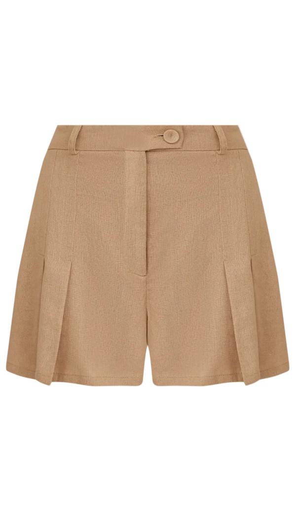 Shorts Linho Odessa Caqui | Laguna