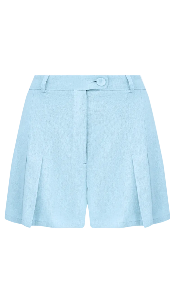 Shorts Linho Odessa Azul | Laguna