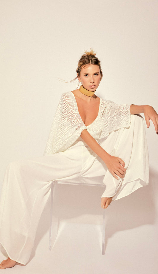 Macacão Brenda Off White