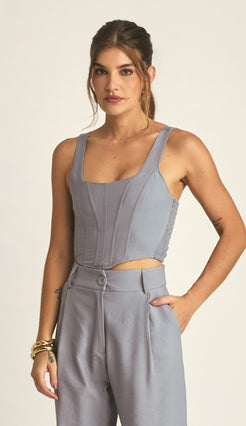 Blusa Lucia Cinza