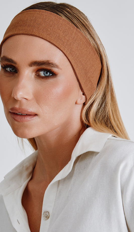 Headband Marrom