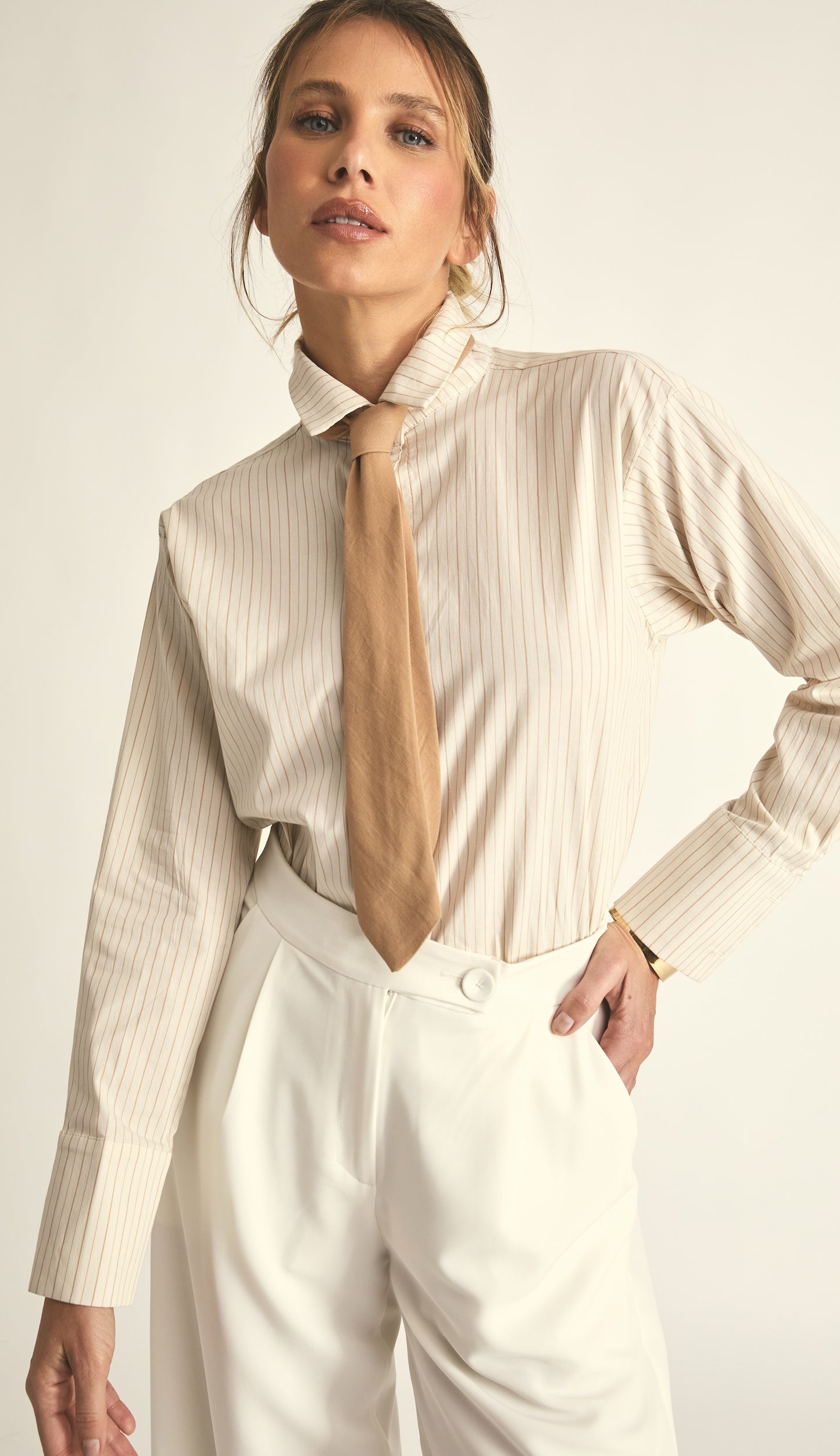 Camisa Elis Mocha