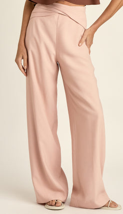 Calça Pantalona Alfaiataria Cecil Nude | Laguna