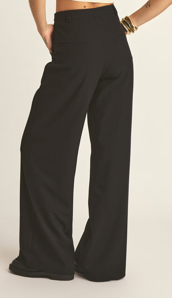Calça Pantalona Crepe Alfaiataria Carmen | Laguna