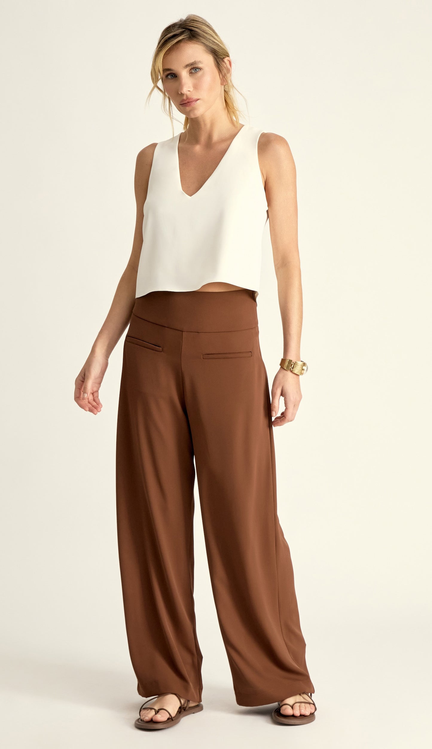 Calça Cora Marrom
