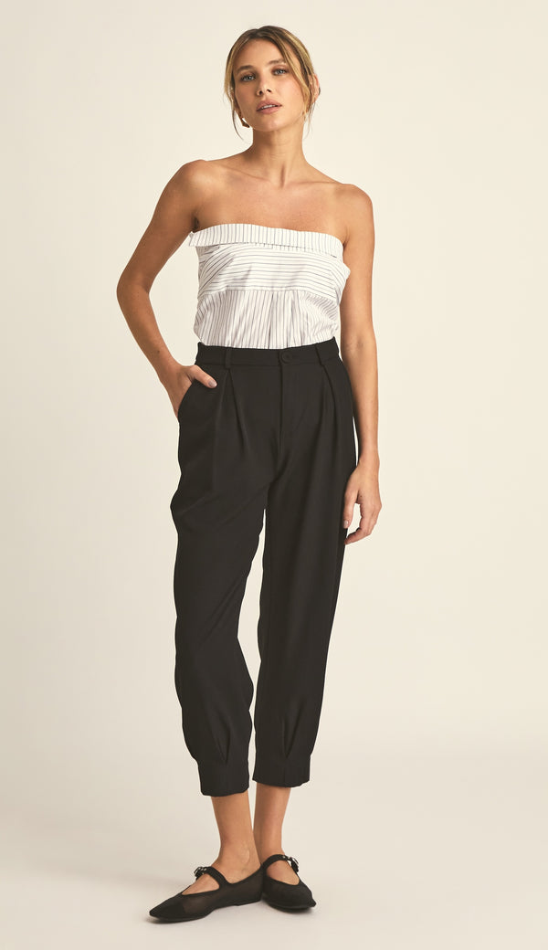 Calça Carrot Crepe Alfaiataria Clarissa | Laguna