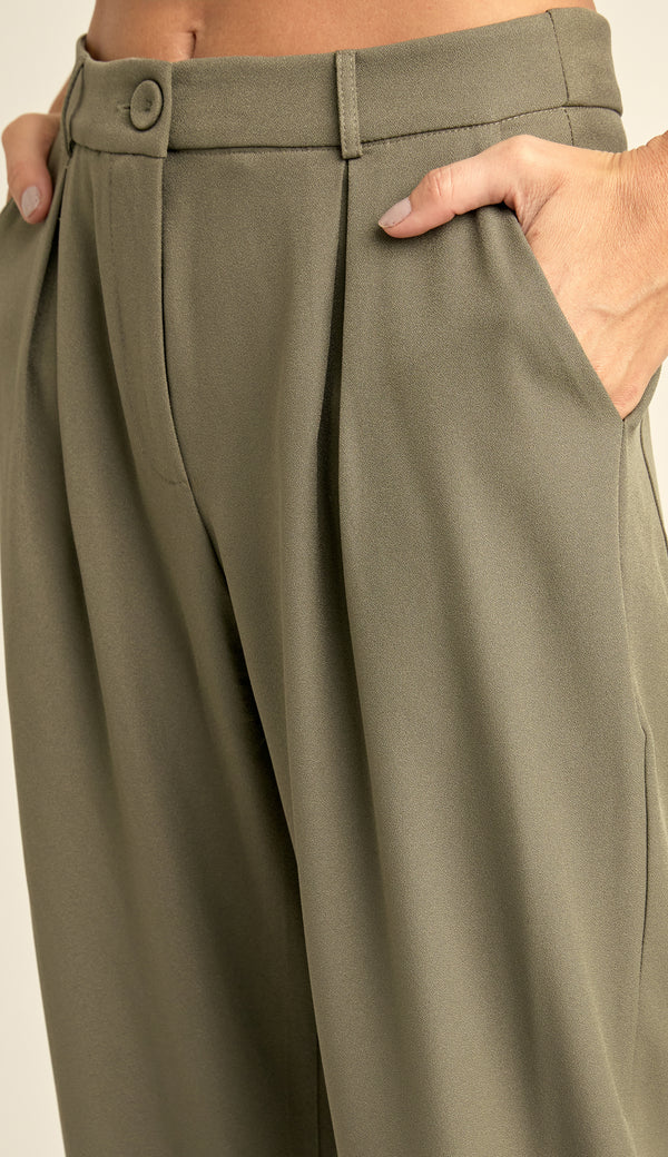 Calça Carrot Crepe Alfaiataria Clarissa | Laguna
