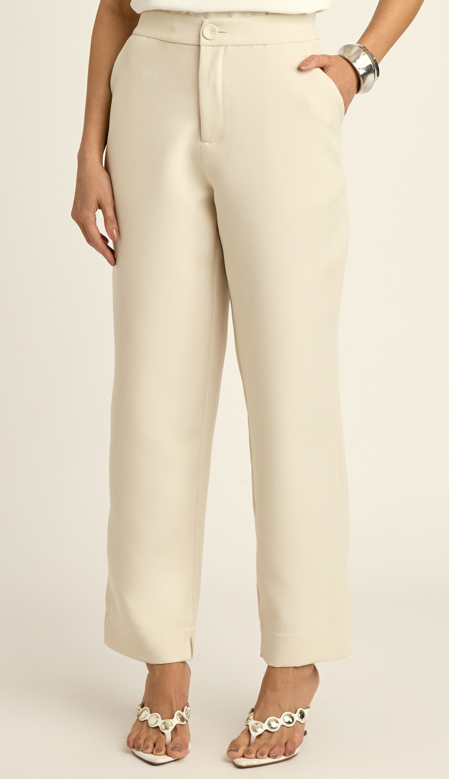 Calça Elena Off White