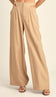 Calça Pantalona Poliviscose Desireè | Laguna - Calça Desireè Mocha
