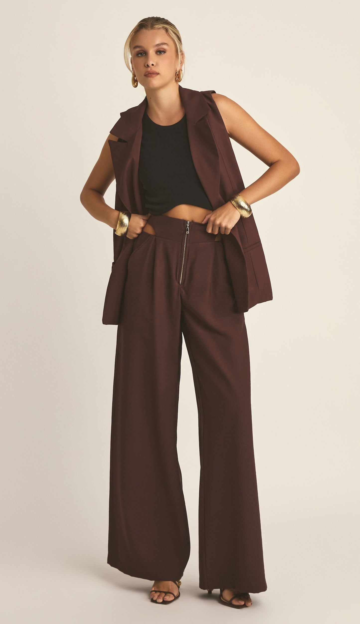 Calça Desireè Café