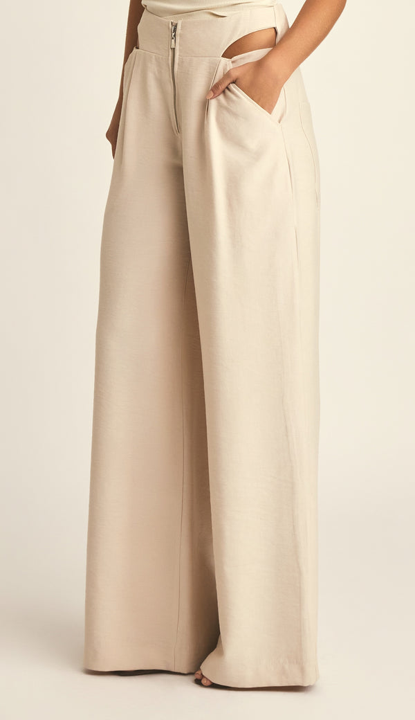 Calça Pantalona Poliviscose Desireè | Laguna