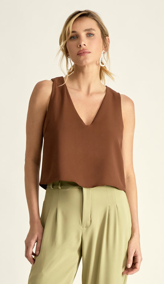 Blusa Cibele Marrom