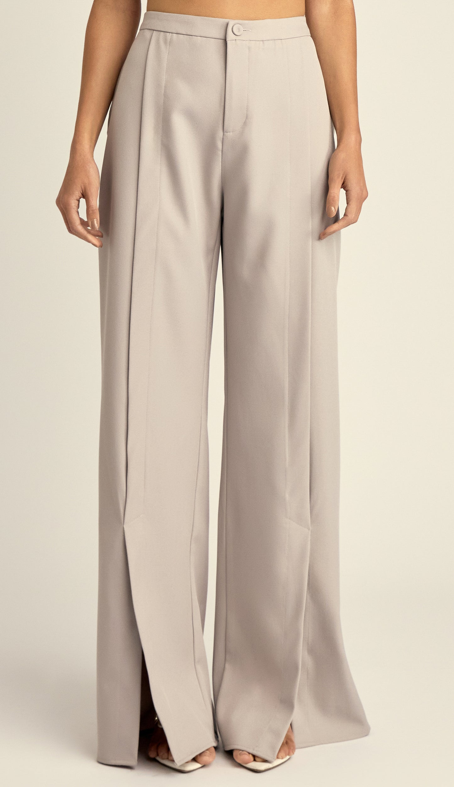 Calça Wide Crepe Alfaiataria Luciana | Laguna
